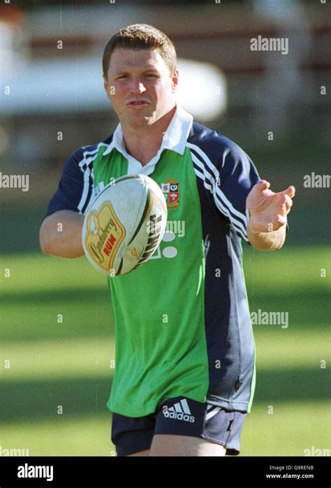 British lions scott gibbs during training at the manly oval hi-res stock photography and images ...