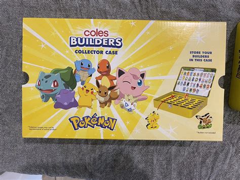 FullSet Coles Pokemon Builders With Case, Limited Edition For Pokémon ...