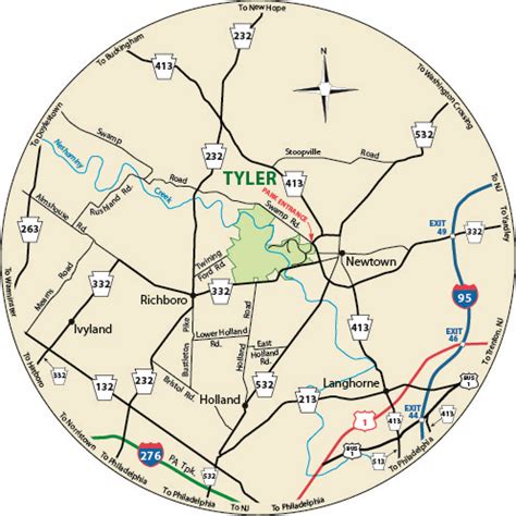 Tyler State Park Map | Campus Map