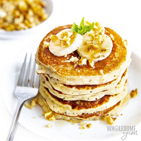 Keto Banana Pancakes Recipe | Wholesome Yum