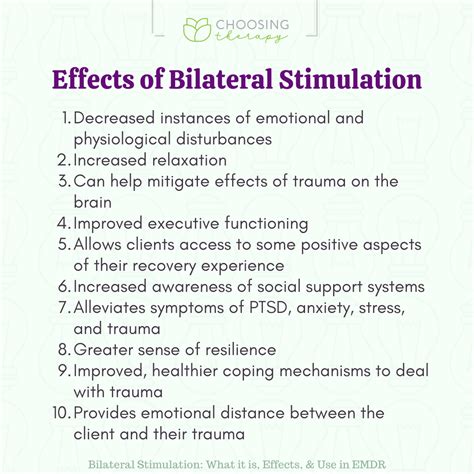 Bilateral Stimulation: Effects & Use in EMDR Therapy