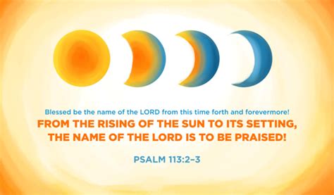 Bible Art Psalms 108-114 From the rising of the sun to its setting ...