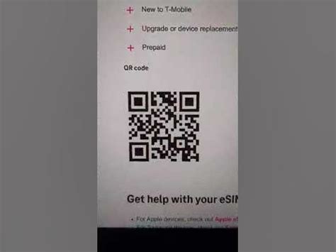 TMobile eSIM QR Code, 5G SA, Info in Description - YouTube