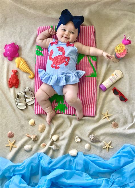 Beach baby photo shoot diy – Artofit