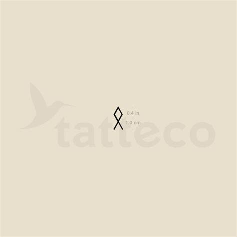 Odal Rune Temporary Tattoo - Set of 3 – Tatteco