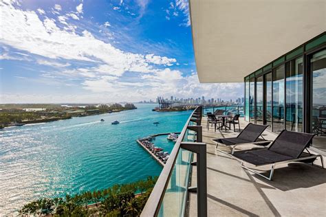 Miami Beach condo with wraparound balcony and sweeping views asks $14.5M - Curbed Miami