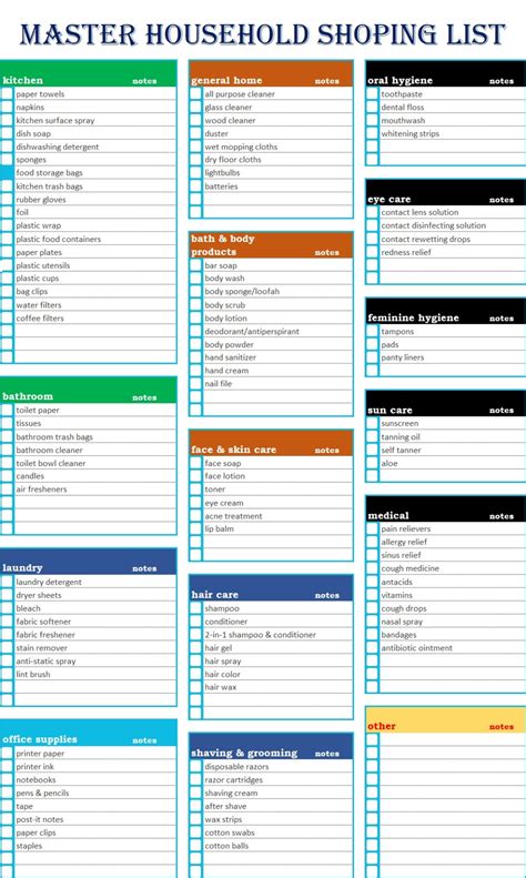 Grocery List Template – Excel Word Templates | Grocery list template, Printable grocery list ...