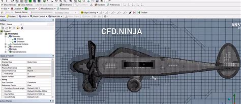 Ansys Meshing - CutCell Tutorial - CFD.NINJA