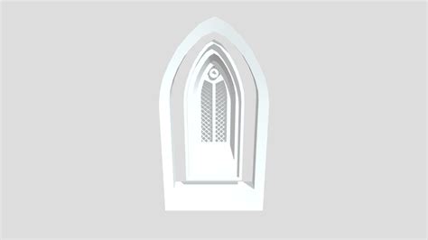 Gothic Window & Frame - Download Free 3D model by Hammagg [5b5b467] - Sketchfab