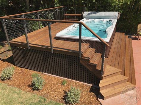 Swim Spa Deck Built With Ipe Wood - AdvantageLumber Blog