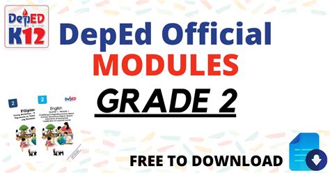 DepEd Official MODULES for GRADE 2 - DepEd Click