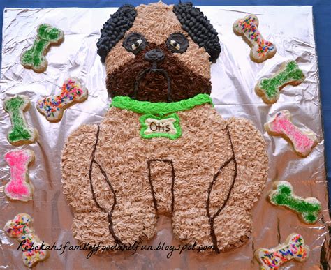 Family, Food, and Fun: Pug Cake and Birthday Party