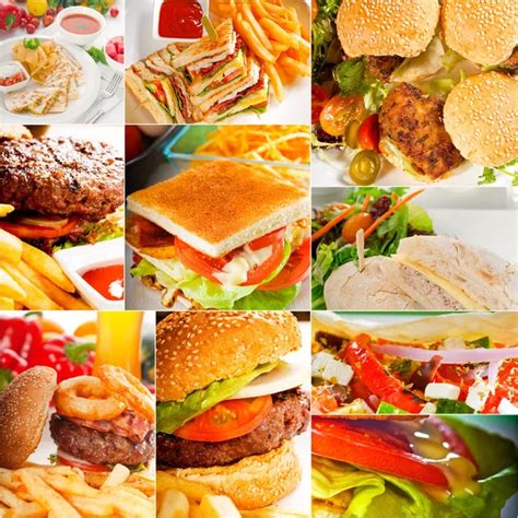 Collage of fast food — Stock Photo © Nitrub #9131620