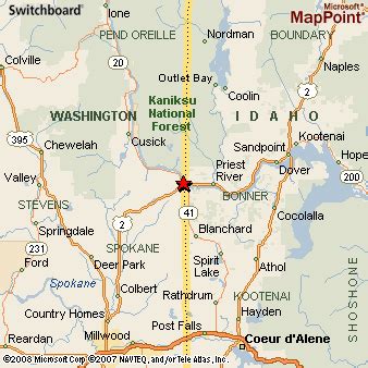 Newport, Washington Area Map & More