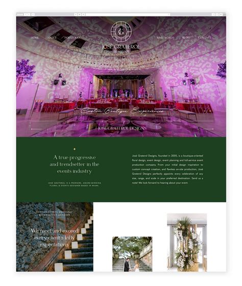 8 Amazing Wedding & Event Planner Website Examples