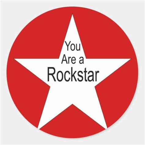 You are a Rockstar Stickers | Zazzle