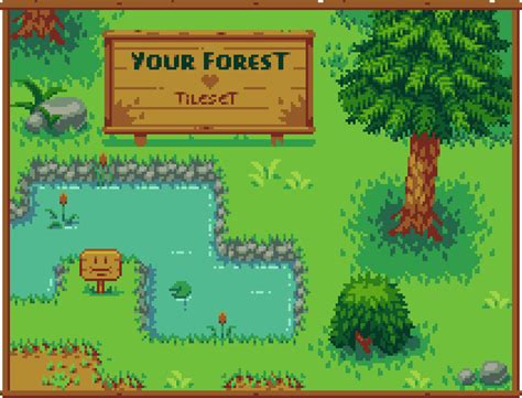 Forest Tileset by Grandero