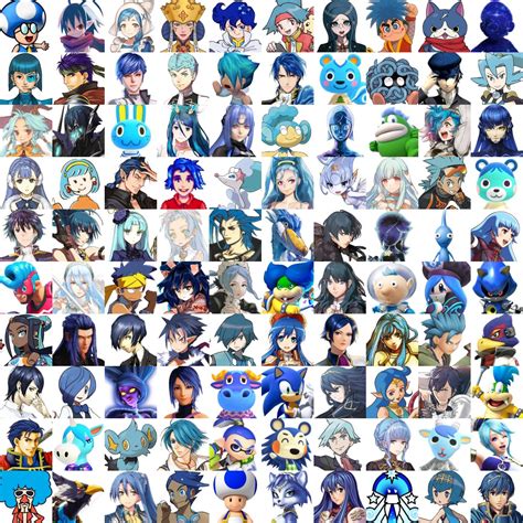 Nintendo (+ Third Party) BLUE HAIRED CHARACTERS 💙 : r/casualnintendo