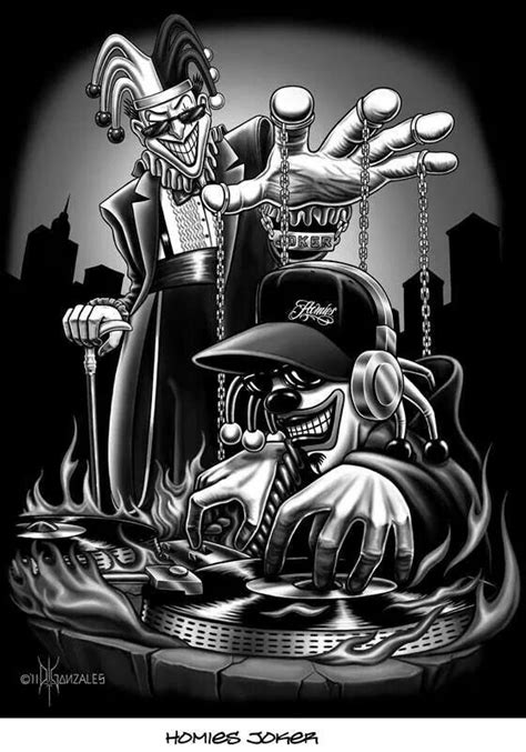 Old School Cholo Art Illustration