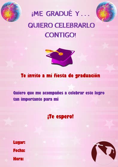 INVITACIONES de GRADUACIÓN [Descarga Gratis]