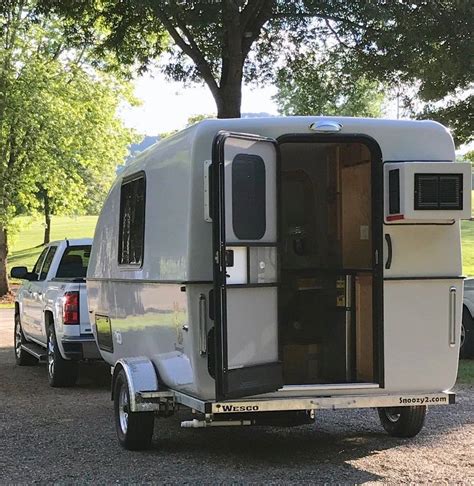 Snoozy II | Snoozy II - Luxury Fiberglass Tow-Behind Campers in 2021 | Fiberglass camper, Tow ...