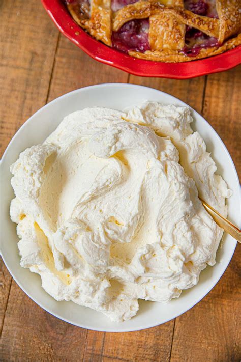 Stabilized Whipped Cream (w/ Cream Cheese) Recipe - Dinner, then Dessert