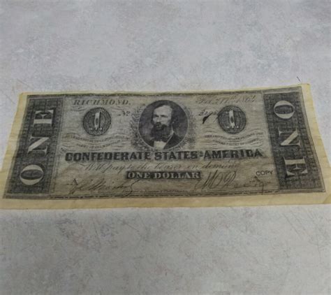 COPY OF CONFEDERATE MONEY | Collectors Weekly