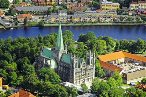 Nidaros Cathedral and the Archbishop's Palace Landmark in Trondheim ...