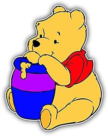 Amazon.com: Winnie The Pooh Honey Cartoon - Sticker Graphic - Auto, Wall, Laptop, Cell, Truck ...