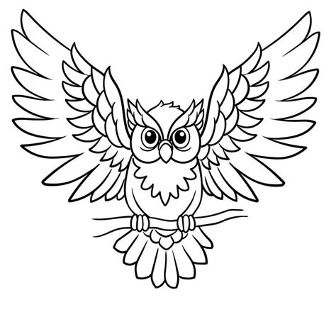 Coloring Pages Flying Owl Coloring Pages | The Best Porn Website