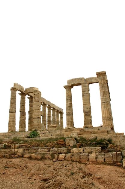 Premium Photo | The temple of poseidon at sounion greece