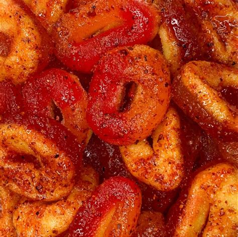 Chamoy and tajin Peach rings | Etsy