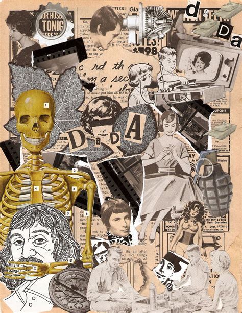 a collage of images with people and skeletons