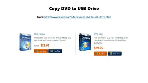 PPT - Copy DVD to USB Drive PowerPoint Presentation, free download - ID:7388927