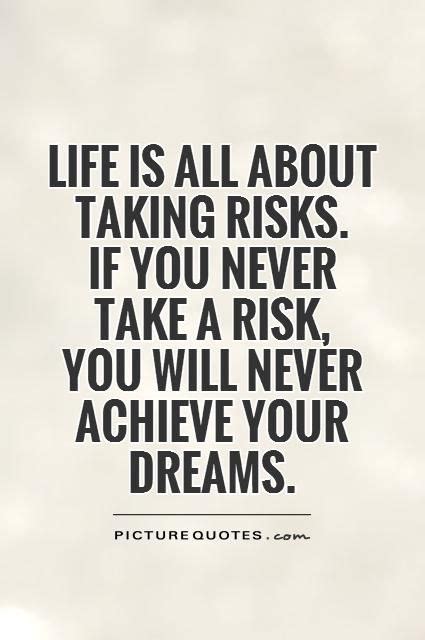 take risks - Google Search Taking Risks Quotes, Risk Quotes, New Quotes, Quotes To Live By ...