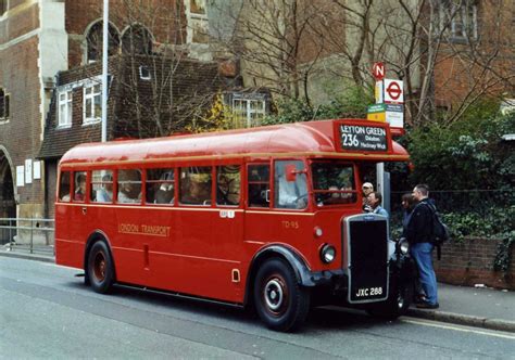 Vintage Leyland single deck bus TD95, 236 route, Hackney W… | Flickr