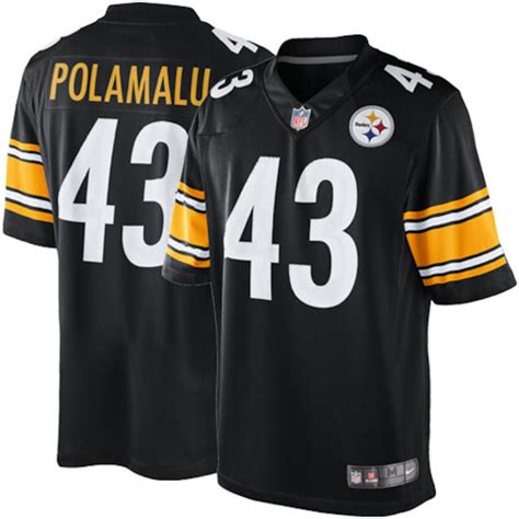 Troy Polamalu Pittsburgh Steelers Nike Youth Limited Jersey - Black