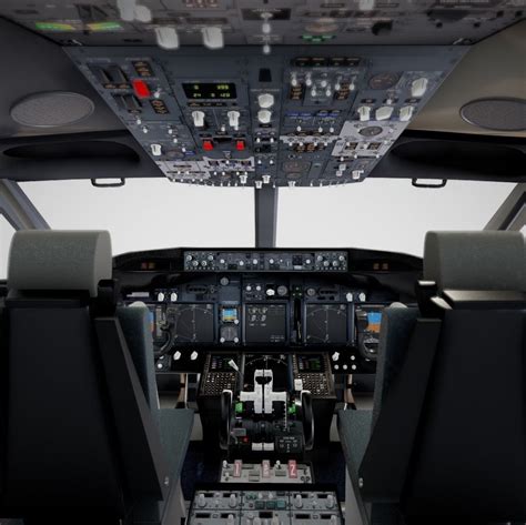 Boeing 737 Airplane Cockpit 3D model | CGTrader