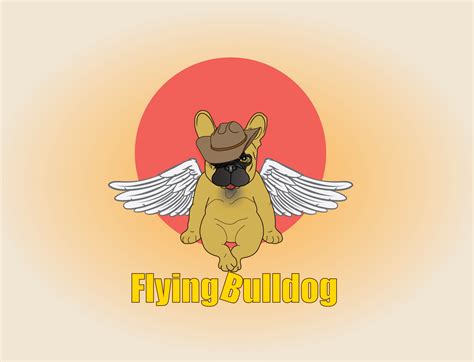 Flying Bulldog Art | Digital Art gallery