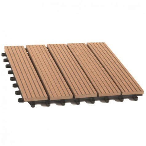 Dalle de terrasse bois composite Modular - Balcons et terrasses