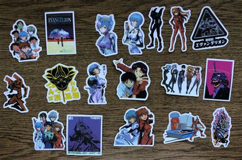 Neon Genesis Evangelion Stickers | Etsy