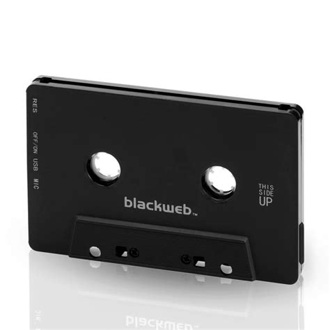 Blackweb Bluetooth Cassette Adapter with 2 ft. Micro-USB Charging Cable - Walmart.com - Walmart.com