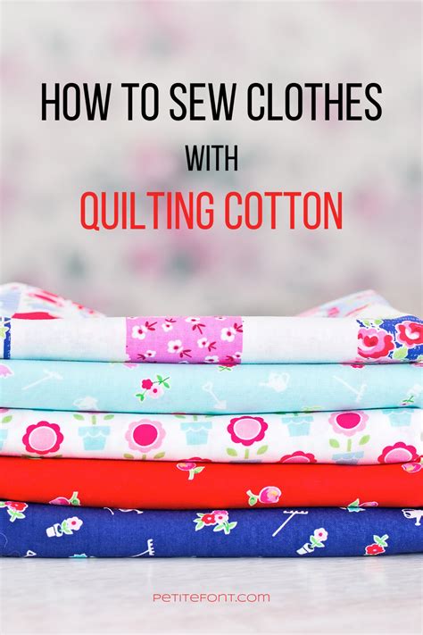 Best Patterns for Quilting Cotton - Petite Font