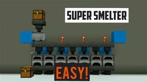 Easy Super Smelter Minecraft Tutorial