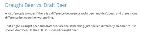 Draft Beer vs. Draught Beer: What’s the Difference? - RSI DFW