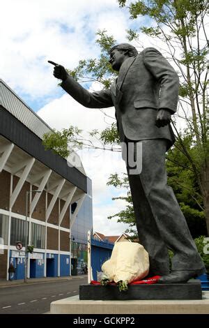 Statue of Sir Bobby Robson outside Ipswich Town Football Club in Portman Road,Ipswich,Suffolk,UK ...