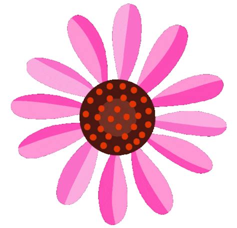 Pink flower clipart vector line – Clipartix