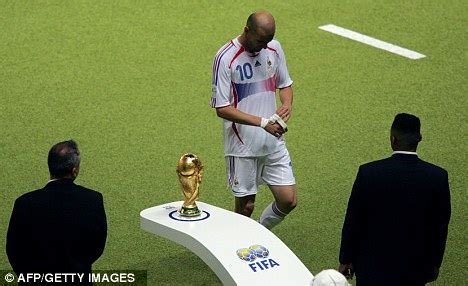 Marco Materazzi tweets picture by Zinedine Zidane statue | Daily Mail Online