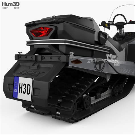 BRP Lynx 69 YETI ARMY 600 E-TEC 2014 3D model - Vehicles on Hum3D