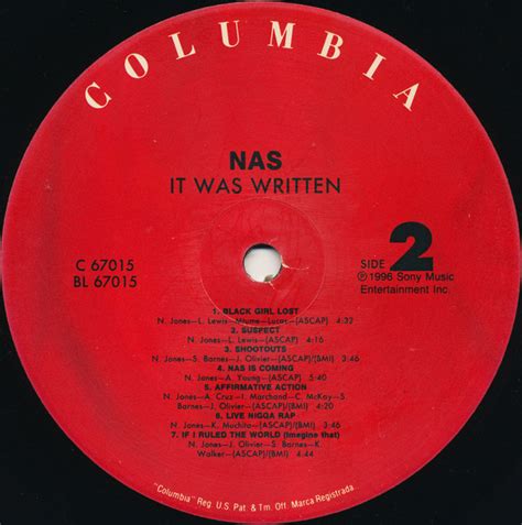 Nas - It Was Written - Used Vinyl - High-Fidelity Vinyl Records and Hi ...